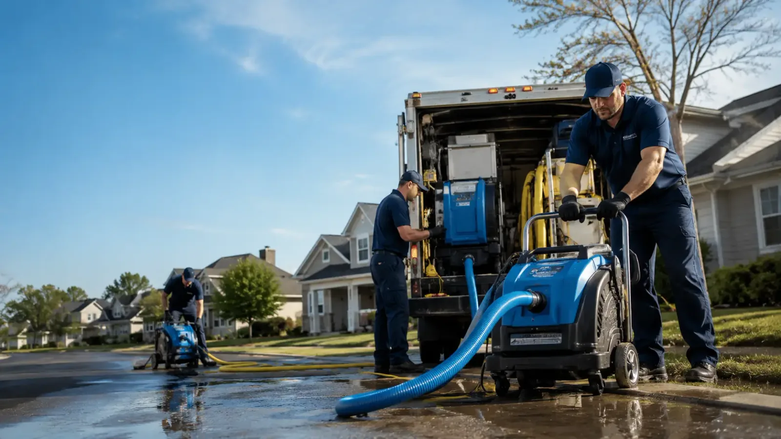 Flood Damage Cleanup in Round Mountain, TX